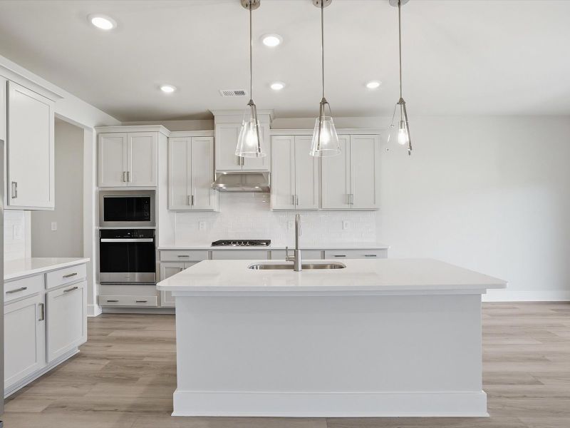 Furnished interior view inside a new home in Cedar Shoals - Signature Collection, Piedmont (Image 3). Furnished interior view inside a new home in Cedar Shoals - Signature Collection, Piedmont (Image 3).