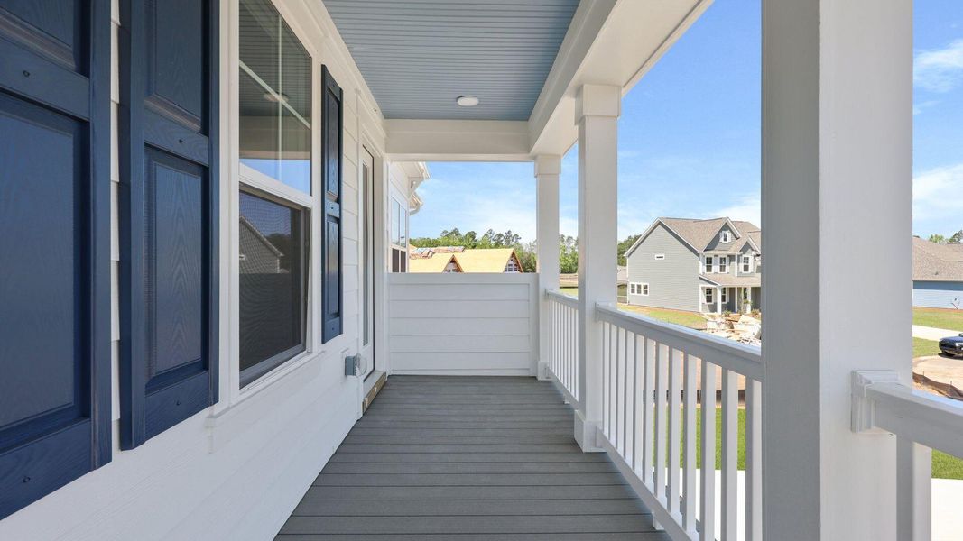 Exterior details and patio area of a home in Berkeley Bay, Ridgeville (Image 26).