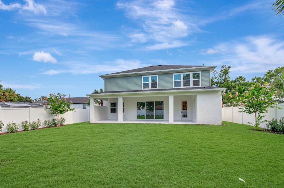 Exterior details and patio area of a home in South Tampa - Urban Collection, Tampa (Image 3).