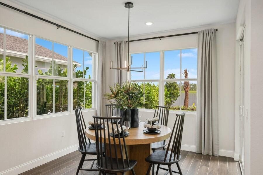 Furnished interior view inside a new home in , Port St. Lucie (Image 5).