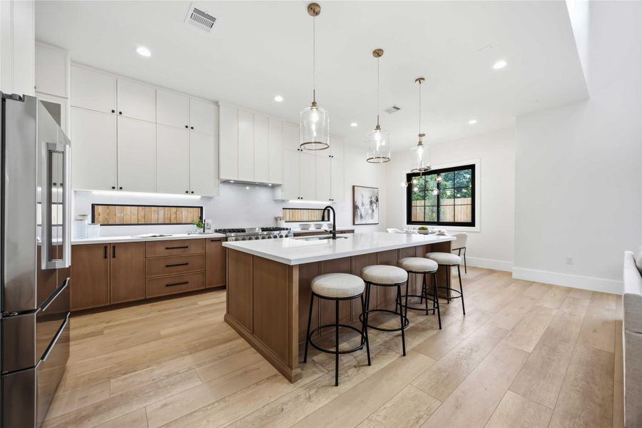 Furnished interior view inside a new home in , Houston (Image 9).