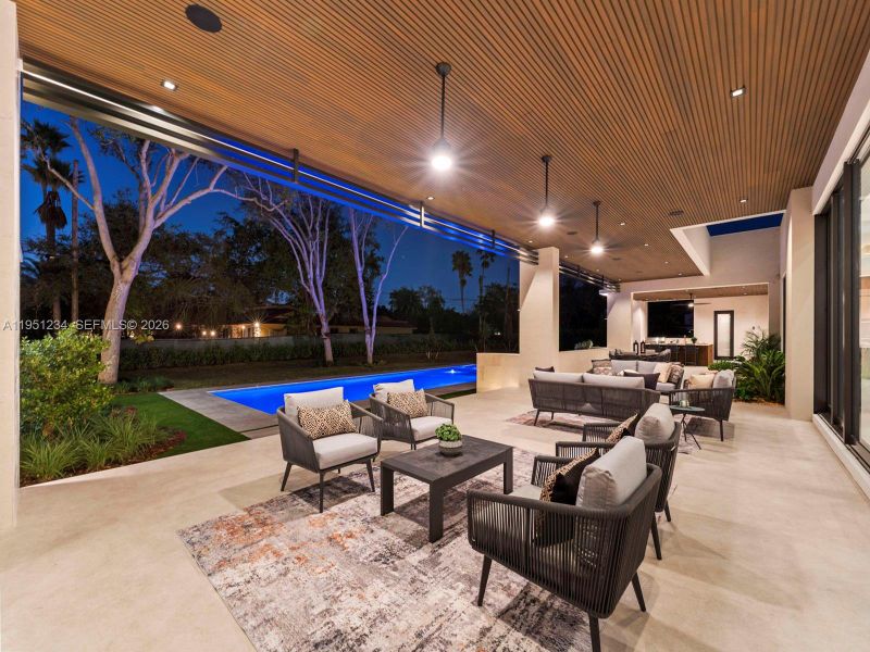 Exterior details and patio area of a home in , Palmetto Bay (Image 30).