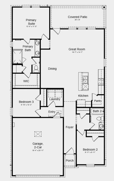Additional Highlights Include: large shower at primary bath and tub sink at kitchen island.
