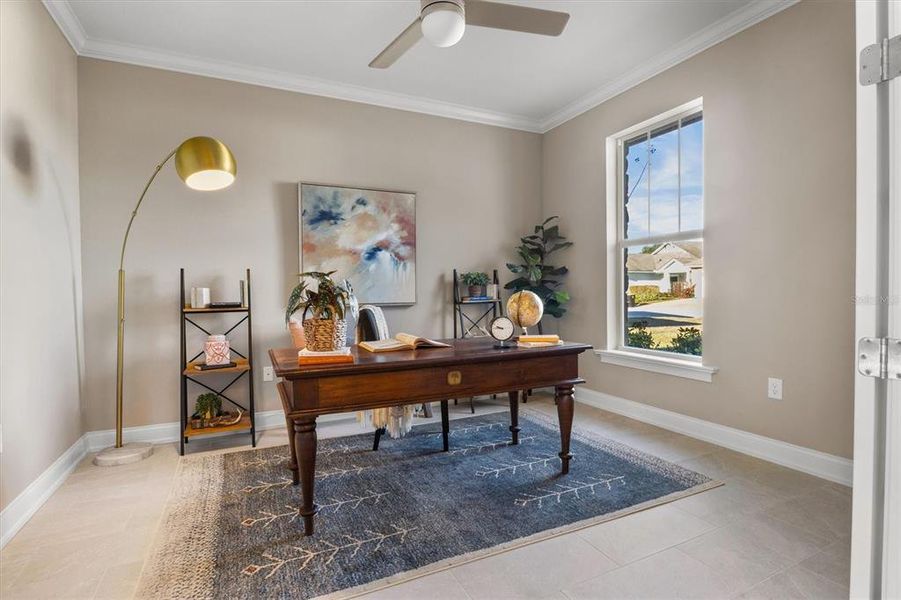 Furnished interior view inside a new home in Lake James, Lakeland (Image 7).