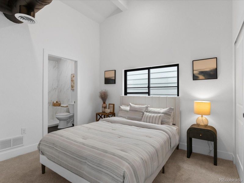 Furnished interior view inside a new home in , Denver (Image 15).