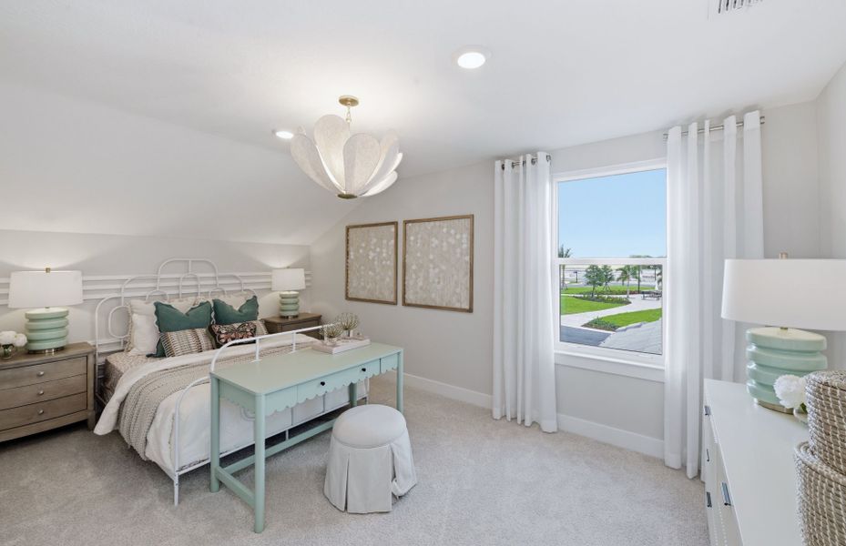 Representative furnished interior of a home built from the Stellar Grand by Del Webb in Del Webb Explore North River Ranch, Parrish (Image 12).