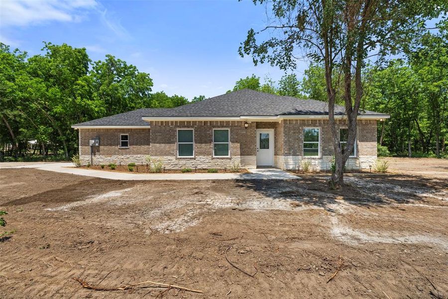 In-progress construction of a new home in , Corsicana, TX (Image 30).