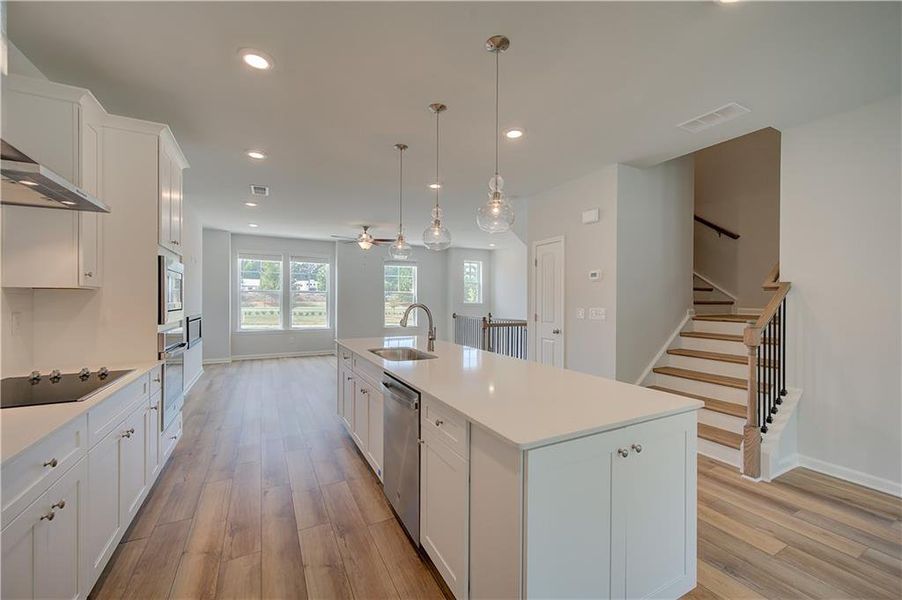 Furnished interior view inside a new home in Daybreak, Newnan (Image 12).