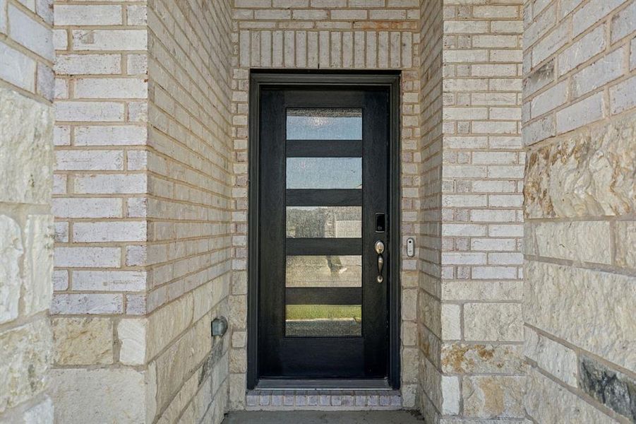 Exterior details and patio area of a home in Stonehaven, Seagoville (Image 3). Exterior details and patio area of a home in Stonehaven, Seagoville (Image 3).