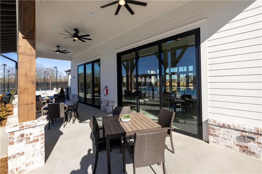 Furnished interior view inside a new home in Promenade at Sawnee Village, Cumming (Image 30).