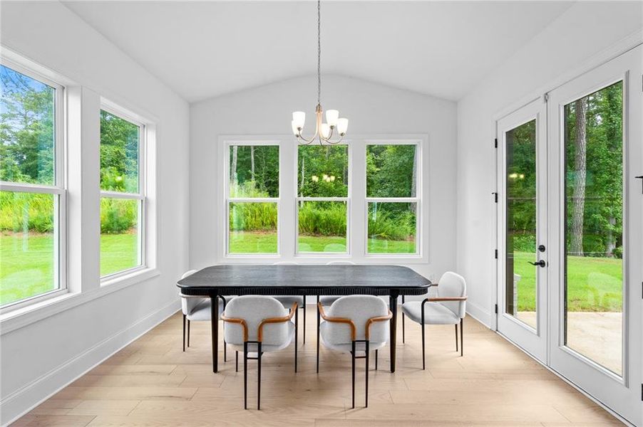 Furnished interior view inside a new home in , Marietta (Image 18).