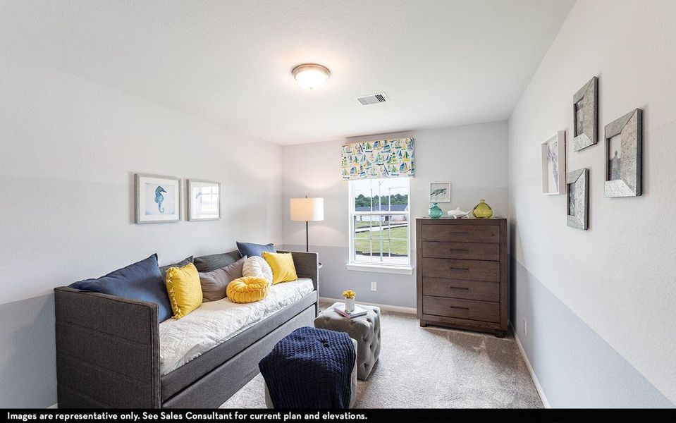 Furnished interior view inside a new home in Cielo, Conroe (Image 8).