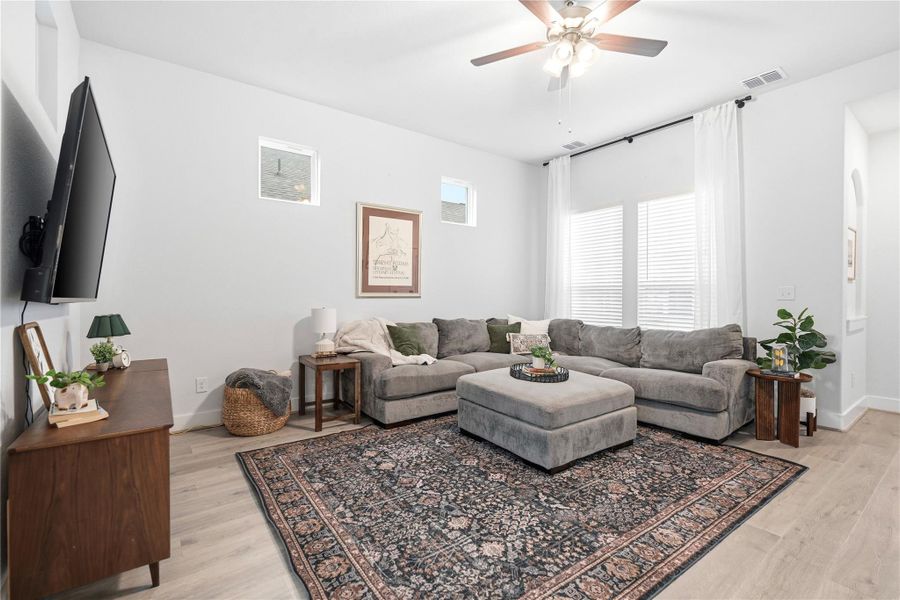 Furnished interior view inside a new home in Sunfield, Buda (Image 6).