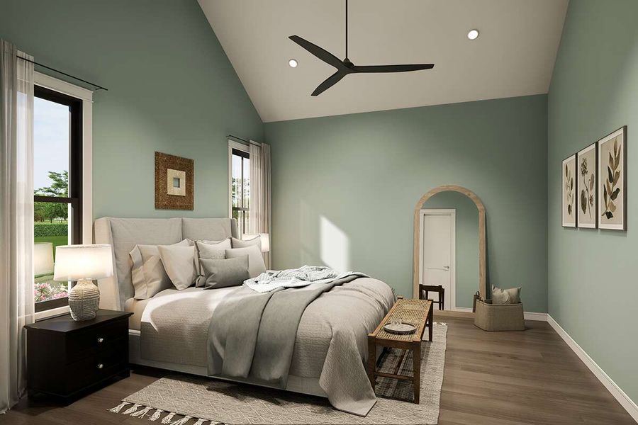 Representative furnished interior of a home built from the Canyon Plan by Zeal Home Builders in Patti Lynn Hills, Paradise (Image 9).