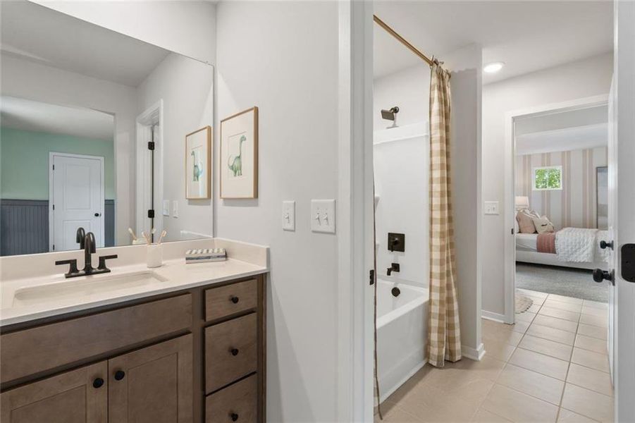 Furnished interior view inside a new home in Windsong Estates, McDonough (Image 19).