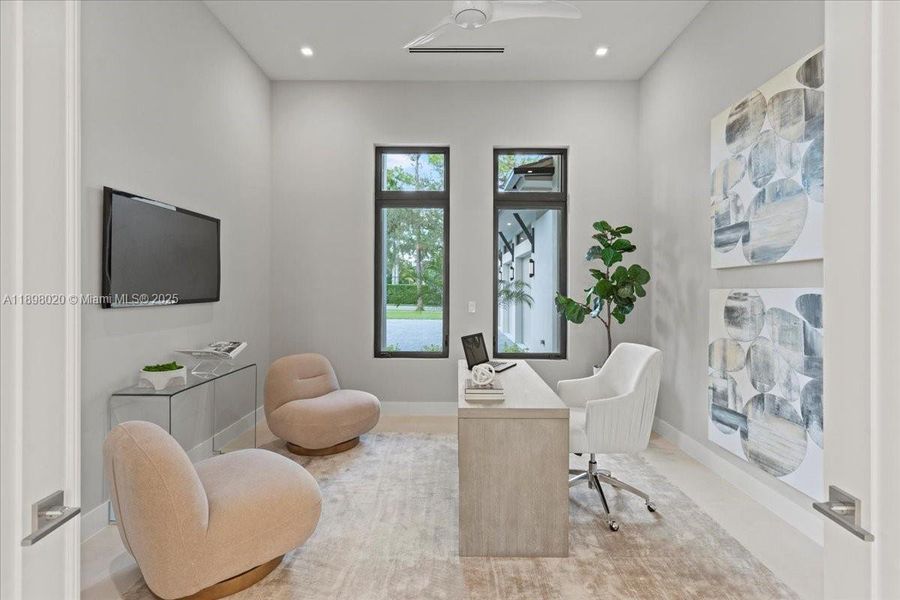 Furnished interior view inside a new home in , Miami (Image 25). Furnished interior view inside a new home in , Miami (Image 25).