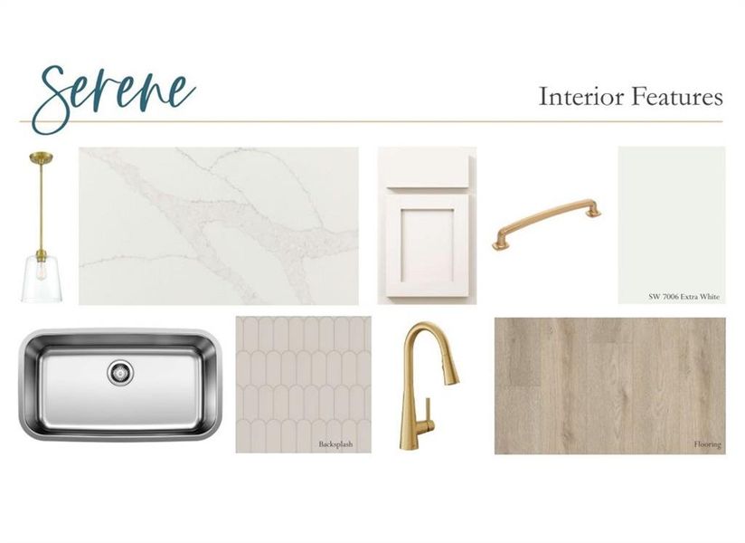 Sample of building materials used in homes in The Estates at Casteel, Bethlehem (Image 8).