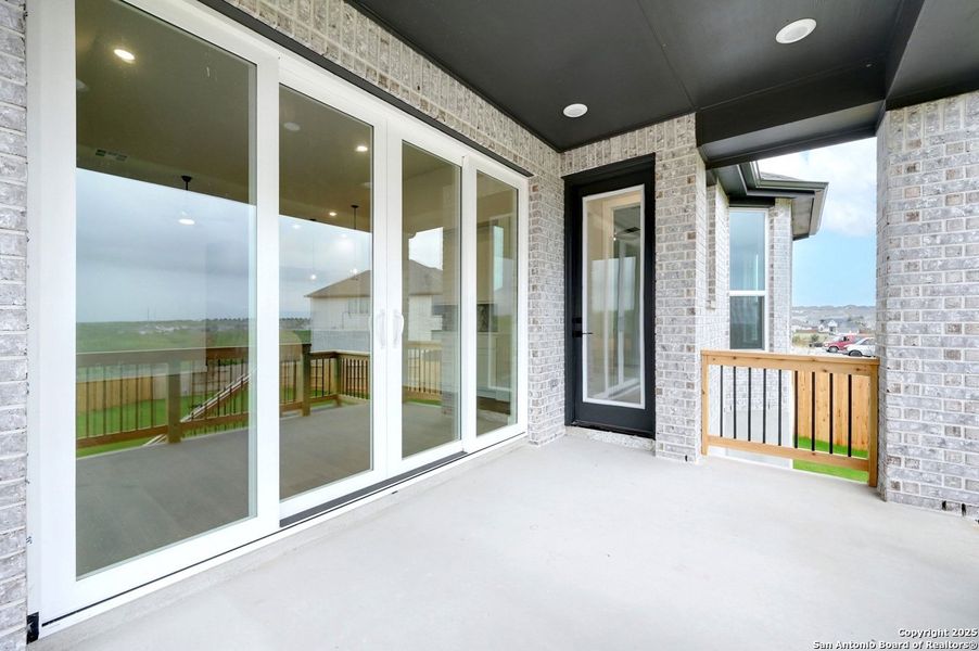 Exterior details and patio area of a home in Homestead, Schertz (Image 18). Exterior details and patio area of a home in Homestead, Schertz (Image 18).