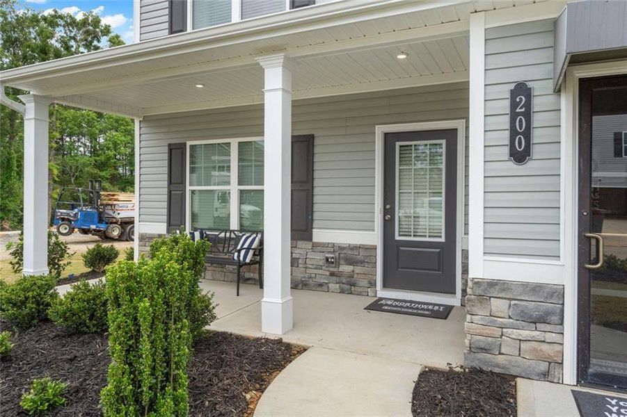 Exterior details and patio area of a home in Sycamore Crest, Calhoun (Image 4). Exterior details and patio area of a home in Sycamore Crest, Calhoun (Image 4).