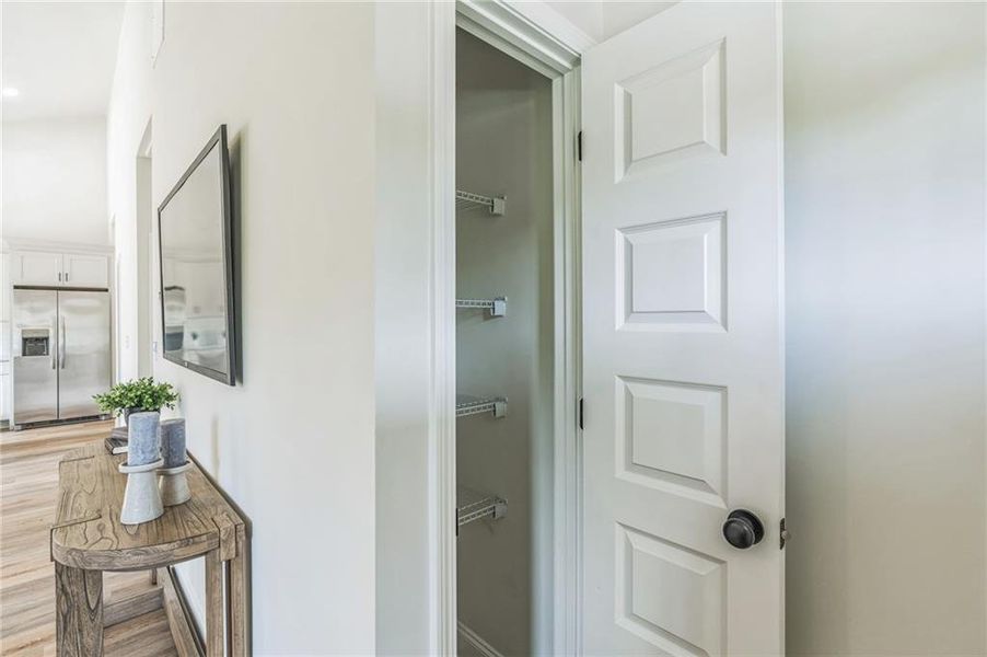 Furnished interior view inside a new home in , Atlanta (Image 16). Furnished interior view inside a new home in , Atlanta (Image 16).