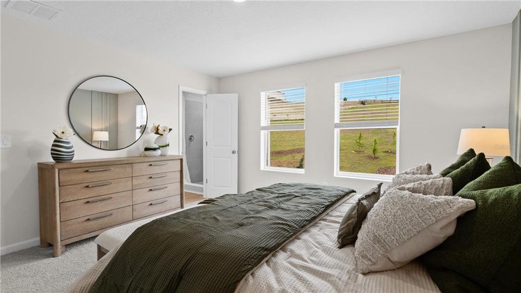 Furnished interior view inside a new home in Wellness Ridge, Clermont (Image 2).