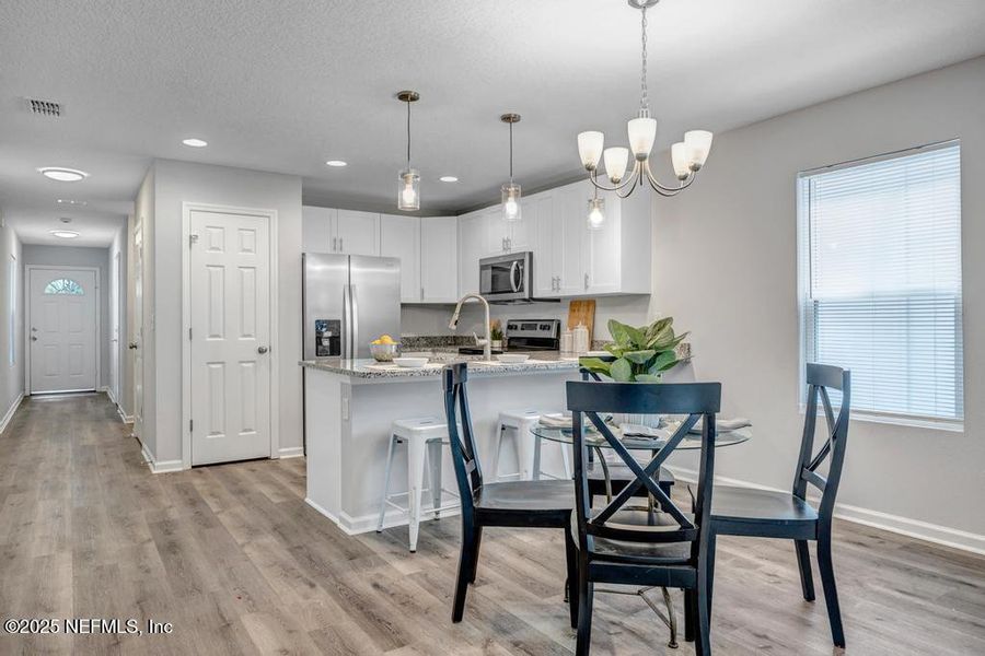 Furnished interior view inside a new home in , Jacksonville (Image 3).