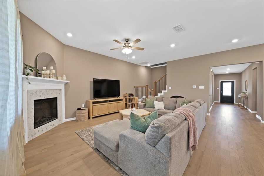 Furnished interior view inside a new home in , Princeton (Image 18).