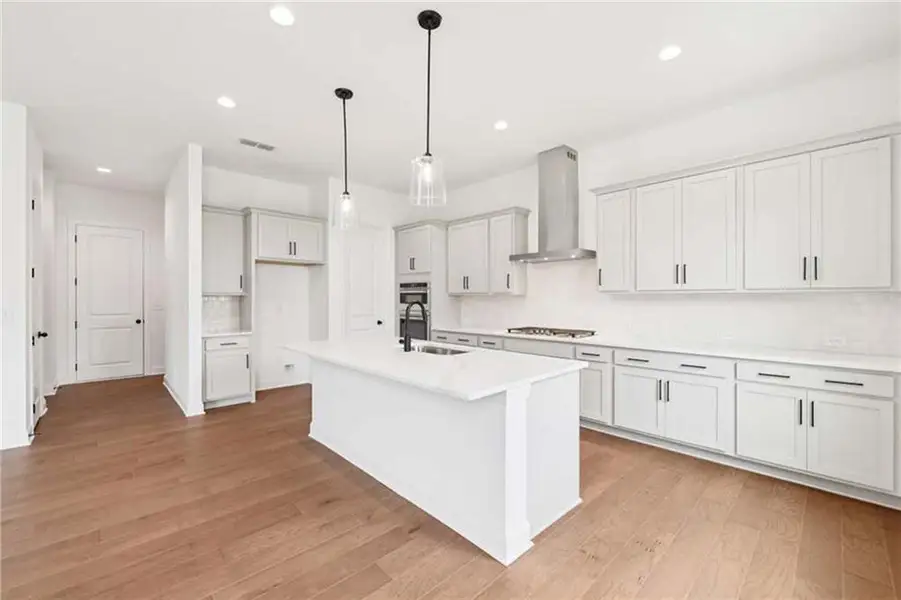 Furnished interior view inside a new home in East Harbor II at Chestatee, Dawsonville (Image 8).
