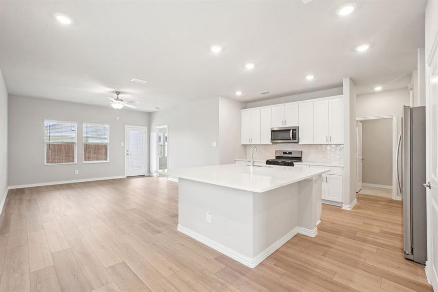 Furnished interior view inside a new home in Eastridge - Spring Series, McKinney (Image 12).
