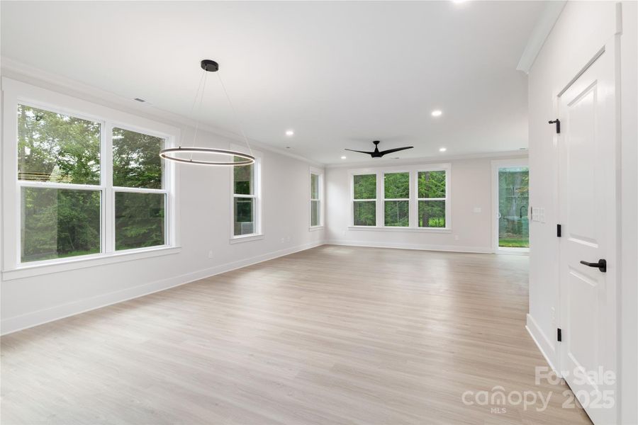 Spacious, unfurnished interior of a new home in , Hickory (Image 34).