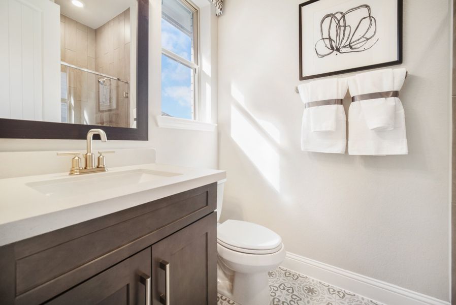 Representative furnished interior of a home built from the Mckinney by Beazer Homes in Timber Hollow: Heritage Collection, Magnolia (Image 11).