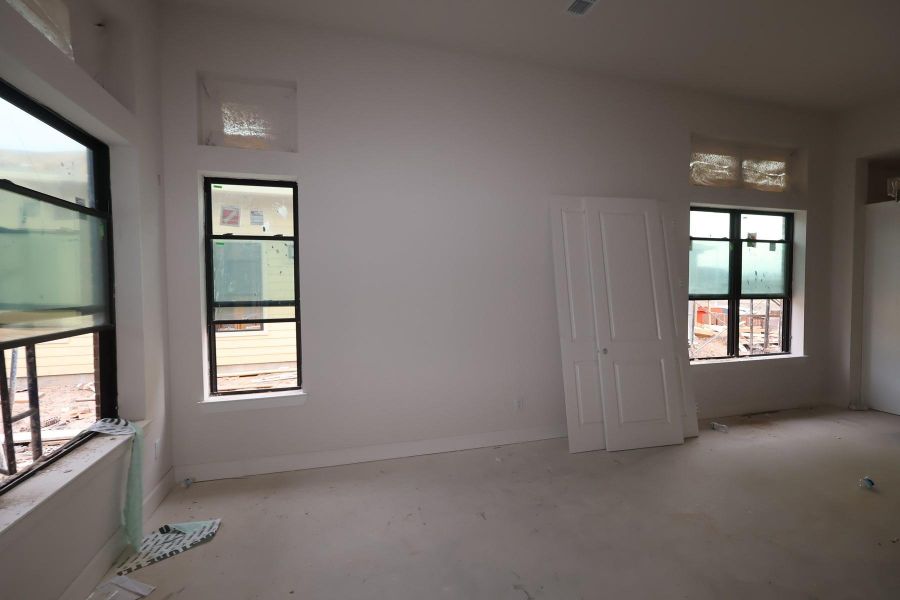 In-progress construction of a new home in Sienna - Landmark Row Collection, Missouri City, TX (Image 6). In-progress construction of a new home in Sienna - Landmark Row Collection, Missouri City, TX (Image 6).