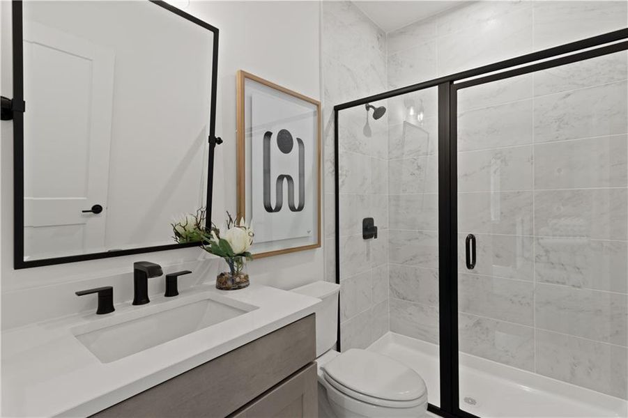 Furnished interior view inside a new home in Silverwood, Cumming (Image 9).