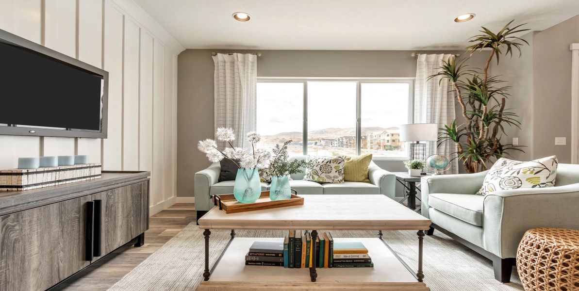 Furnished interior view inside a new home in , Salem (Image 5).