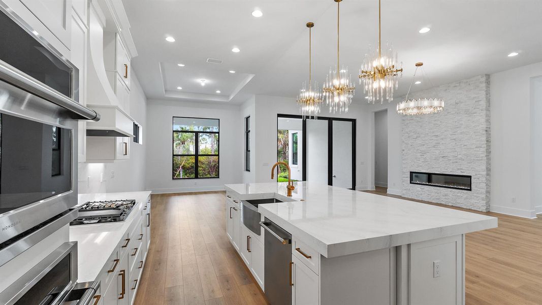 Furnished interior view inside a new home in Artistry Palm Beach, Palm Beach Gardens (Image 13).