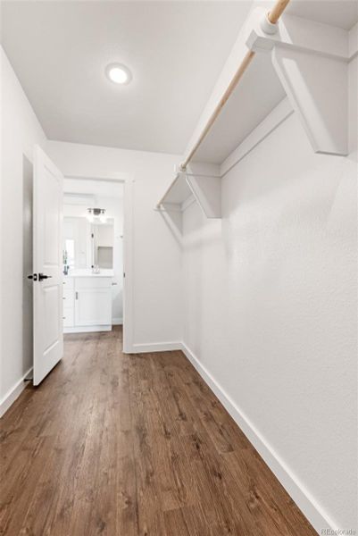 Large closet in Primary