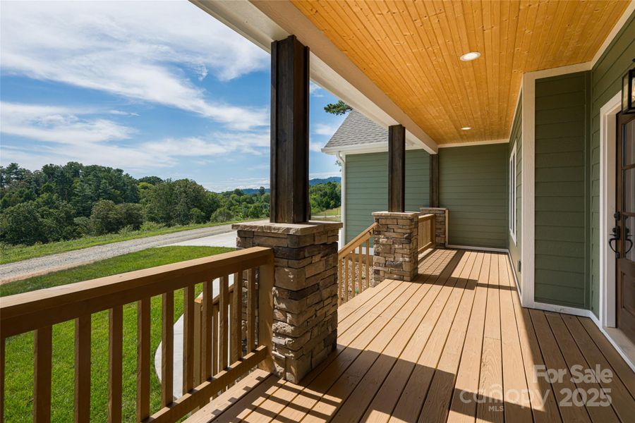 Exterior details and patio area of a home in , Mars Hill (Image 3).
