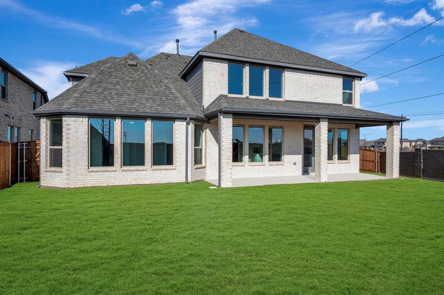 Exterior details and patio area of a home in Lilyana, Celina (Image 21). Exterior details and patio area of a home in Lilyana, Celina (Image 21).