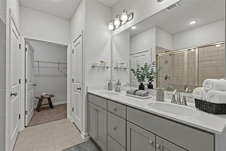 Furnished interior view inside a new home in , Powder Springs (Image 4).