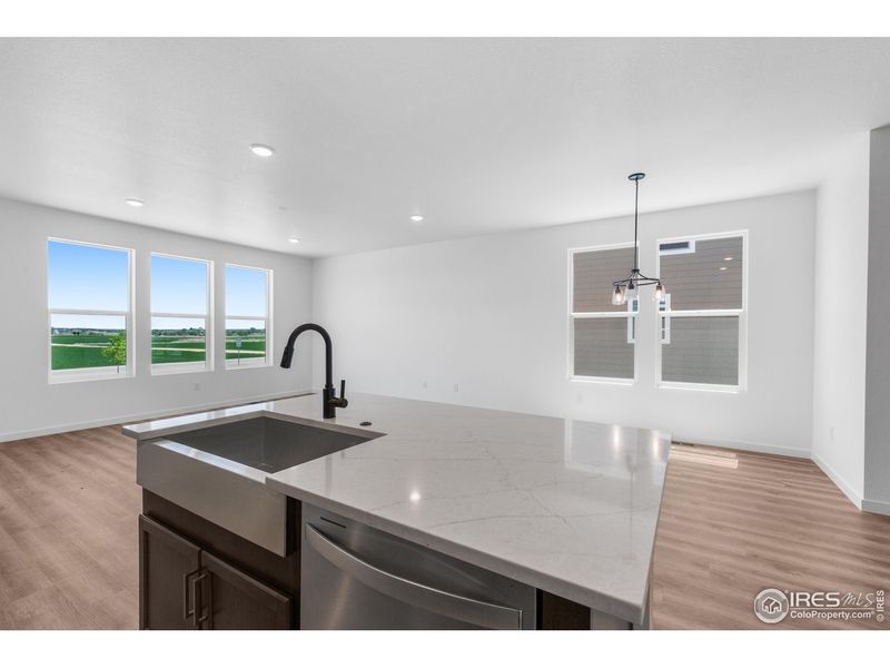 Furnished interior view inside a new home in Granary, Johnstown (Image 8).