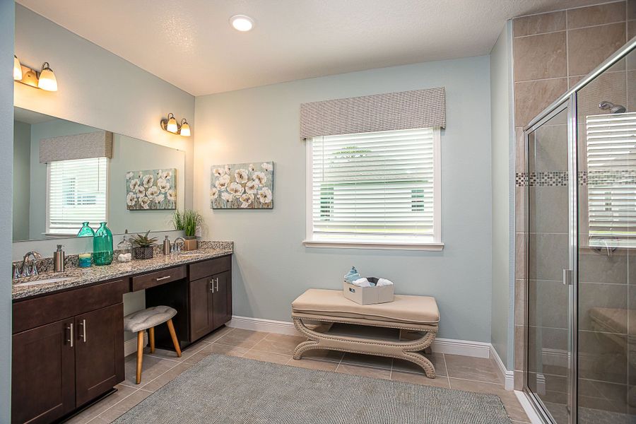 Furnished interior view inside a new home in Enclave At Seminole Palms, Palm Coast (Image 32).