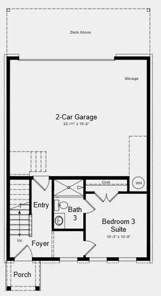 2D floor plan layout of this home in Dreycott, Lawrenceville, GA (Image 3). 2D floor plan layout of this home in Dreycott, Lawrenceville, GA (Image 3).