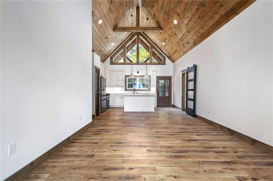 Spacious, unfurnished interior of a new home in , Ellijay (Image 34).