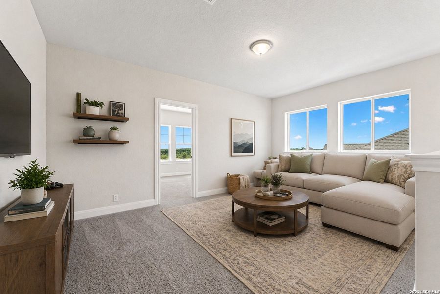 Furnished interior view inside a new home in Meyer Ranch – Legacy Series, New Braunfels (Image 6).