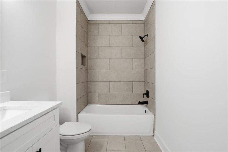 Furnished interior view inside a new home in , Braselton (Image 13). Furnished interior view inside a new home in , Braselton (Image 13).