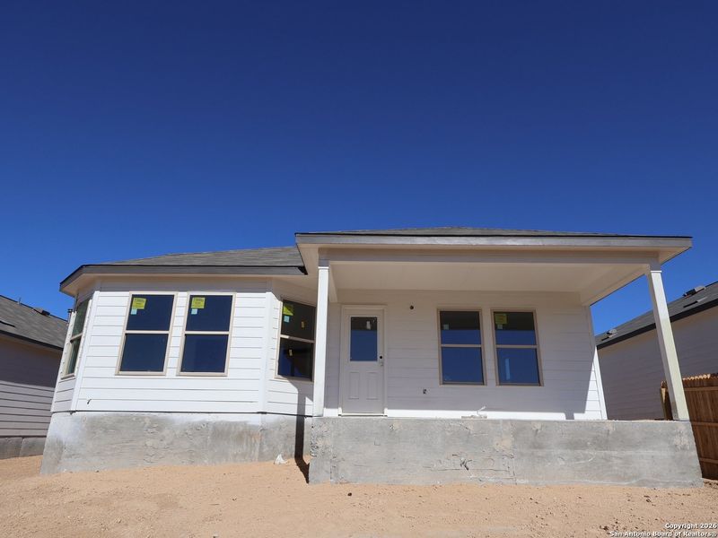Exterior details and patio area of a home in Hunters Ranch, San Antonio (Image 4). Exterior details and patio area of a home in Hunters Ranch, San Antonio (Image 4).