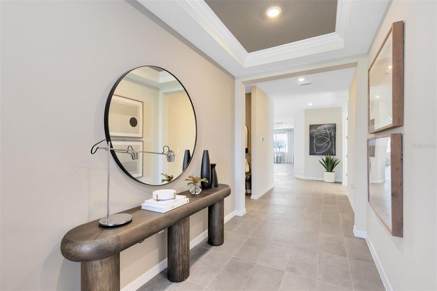 Furnished interior view inside a new home in Bridgewalk, St. Cloud (Image 6).