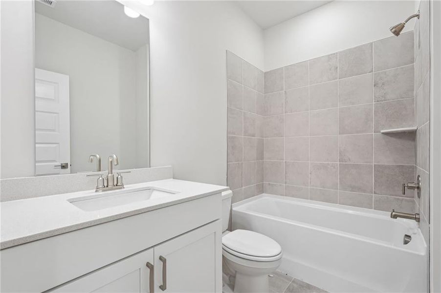 Furnished interior view inside a new home in Hemingway - Reserve Series, Cumming (Image 15). Furnished interior view inside a new home in Hemingway - Reserve Series, Cumming (Image 15).