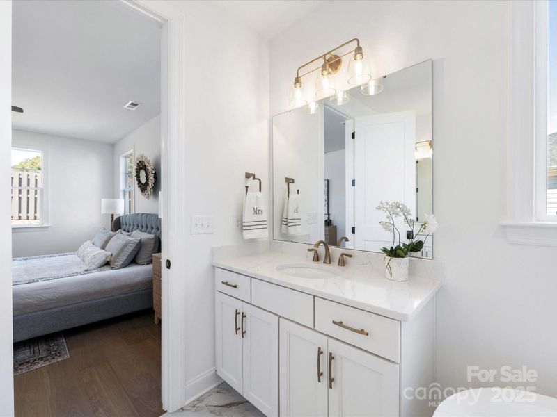 Furnished interior view inside a new home in Phillips Village, Matthews (Image 4).