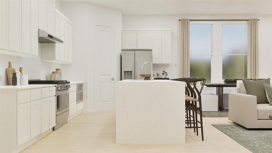 Furnished interior view inside a new home in Anniston, Katy (Image 30).